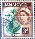 Stamps Jamaica -  Intercambio cxrf 0,20 usd 3 p. 1956