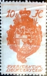 Stamps Liechtenstein -  Intercambio jxa 0,25 usd 10 h.1920