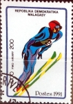 Stamps Madagascar -  Intercambio 0,65 usd 1000 francos 1991