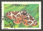 Sellos de Africa - Tanzania -  Mariposa