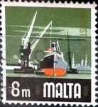 Sellos de Europa - Malta -  Intercambio 0,20 usd 8 miles.  1973