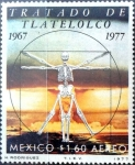 Stamps Mexico -  Intercambio cxrf 0,25 usd 1,60 pesos  1977