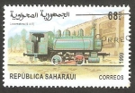 Stamps Morocco -  República Saharaui - Locomotora