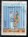 Stamps Cambodia -  Camboya-cambio