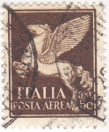 Stamps Italy -  caballo alado