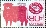 Stamps Mexico -  Intercambio 0,75 usd 80 cent. 1981