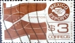 Stamps Mexico -  Intercambio 0,20 usd 3 pesos 1975