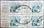 Sellos de America - M�xico -  Intercambio 0,80 usd 4 x 1 peso 1950