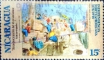 Stamps Nicaragua -  Intercambio cr5f 0,20 usd 15 cent. 1975