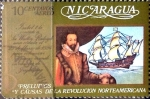 Stamps Nicaragua -  Intercambio 0,20 usd 10 cent. 1973