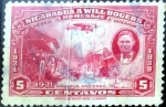 Stamps Nicaragua -  Intercambio cr5f 0,20 usd 5 cent. 1939