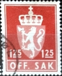 Stamps Norway -  Intercambio 0,20 usd 1,25 krone 1975