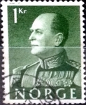 Stamps Norway -  Intercambio 0,20 usd 1 krone 1959