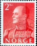 Stamps Norway -  Intercambio 0,20 usd 2 krone 1959