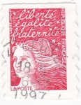 Stamps France -  liberte,egalite,fraternite