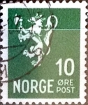 Stamps Norway -  Intercambio 0,20 usd 10 ore 1940