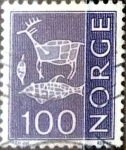 Sellos de Europa - Noruega -  Intercambio 0,20 usd 100 ore 1970