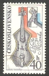 Stamps Czechoslovakia -  2050 - 25 anivº de la Filarmonica eslovaca, Festival internacional de música en Bratislava y Praga