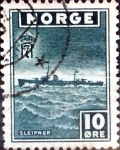 Sellos de Europa - Noruega -  Intercambio crxf2 0,20 usd 10  ore 1943