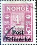 Sellos de Europa - Noruega -  Intercambio ma2s 0,60 usd 4 ore 1929