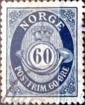 Stamps Norway -  Intercambio 8,00 usd 60 ore 1900