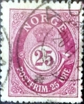 Sellos de Europa - Noruega -  Intercambio ma4xs 0,30 usd 25 ore 1910