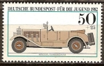 Stamps Germany -  Por el bienestar de la Juventud (Mercedes Car 1913 Touring).