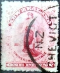 Stamps New Zealand -  Intercambio 0,20 usd 1 penny 1909