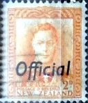 Stamps New Zealand -  Intercambio 0,30 usd 2 penny 1947