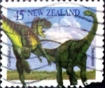 Stamps New Zealand -  Intercambio dm1g2 0,55 usd 45 cent. 1993