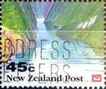 Stamps New Zealand -  Intercambio 0,85 usd 45 cent. 1992