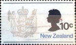 Stamps New Zealand -  Intercambio 0,20 usd 10 cent. 1970