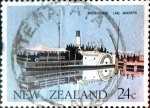 Stamps New Zealand -  Intercambio 0,20 usd 24 cent. 1984