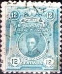 Sellos de America - Per -  Intercambio 0,20 usd 12 cent. 1909