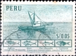 Stamps Peru -  Intercambio 0,20 usd 5 cent. 1952