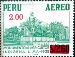 Stamps Peru -  Intercambio 0,20 usd 2 sobre 2,6 soles 1977