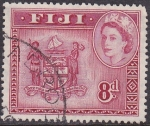 Stamps Fiji -  Escudo de armas