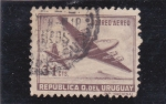 Stamps Uruguay -  avión