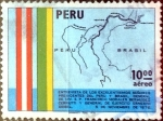 Stamps Peru -  Intercambio dm1g 0,30 usd 10 soles 1976