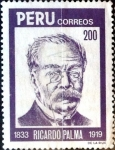 Stamps Peru -  Intercambio dm1g3 0,45 usd 200 soles 1984