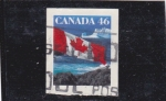 Stamps Canada -  bandera canadiense