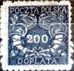 Stamps Poland -  200 f. 1920