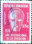 Sellos de America - Rep Dominicana -  Intercambio 0,25 usd 15 cent. 1970