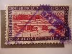 Sellos de America - Ecuador -  Undecima Conferencia Interamericana Quito 1960-Correos del Ecuador. 