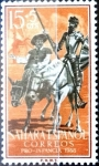 Stamps Spain -  Intercambio jxi 0,25 usd 15 + 5 cent. 1958