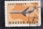 Stamps Hungary -  AVIÓN IL-62