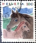 Stamps Switzerland -  Intercambio 0,80 usd 100 cent. 1993