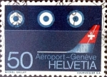 Stamps Switzerland -  Intercambio ma4xs 0,35 usd  50 cent. 1968