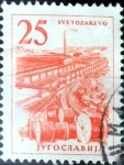 Stamps Yugoslavia -  Intercambio 0,20 usd  25 d. 1961