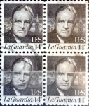 Stamps United States -  Intercambio 0,80 usd  4 x 14 cent. 1972